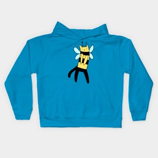 Bumblebee Long Cat Kids Hoodie